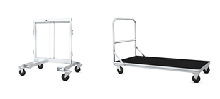 Convenient stage deck transport